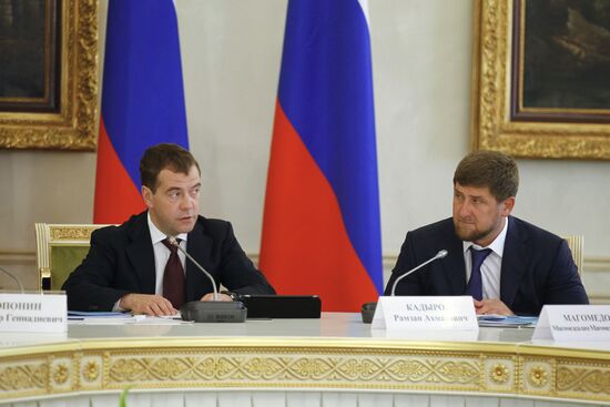 Dmitry Medvedev's working visit to North Caucasus