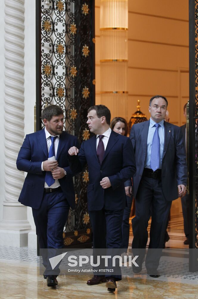 Dmitry Medvedev's working visit to North Caucasus