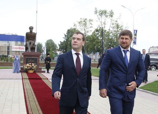 Dmitry Medvedev's working visit to North Caucasus