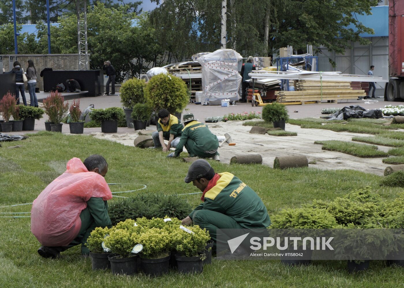 Preparations for opening SPIEF - 2012