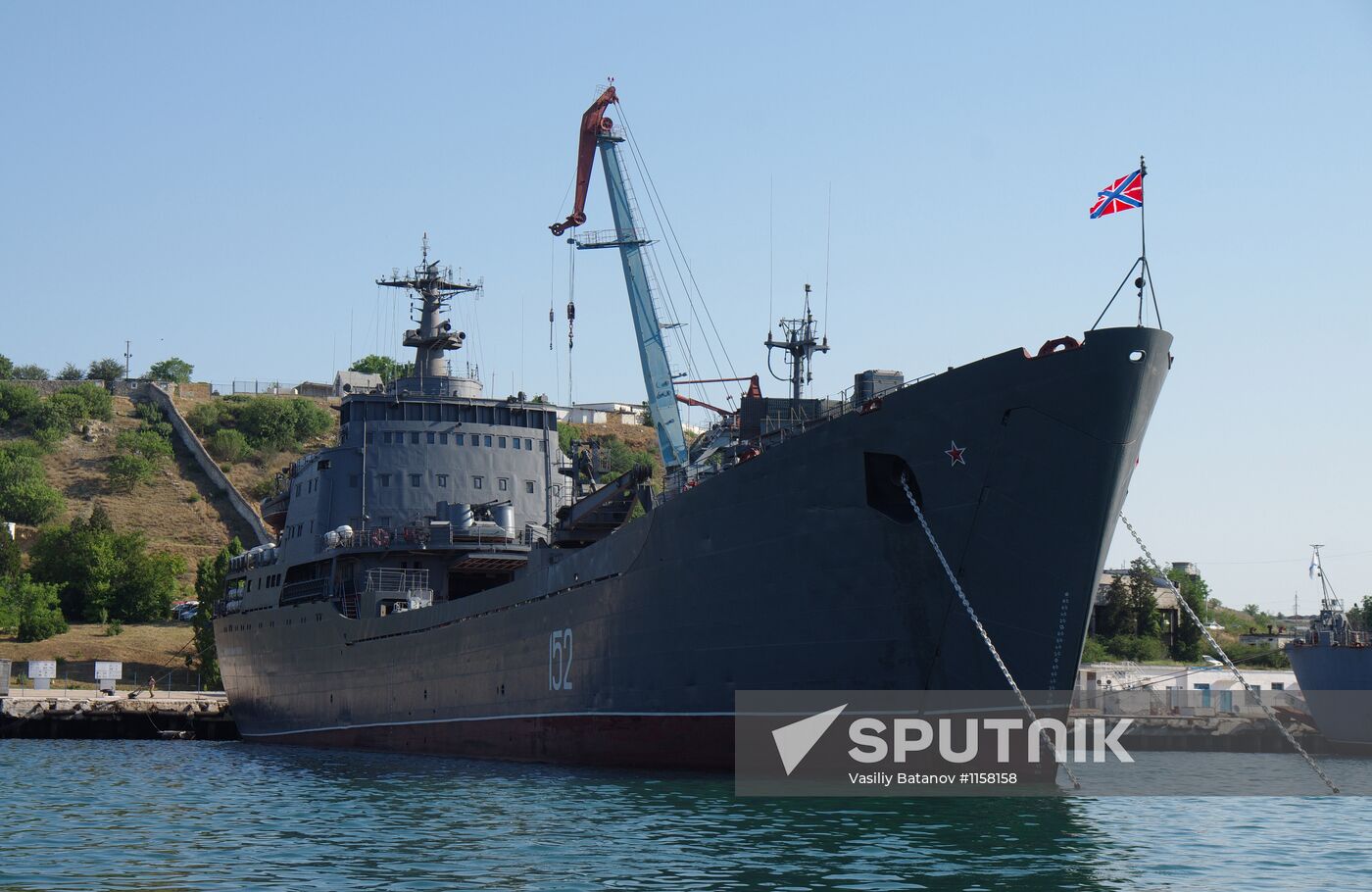 Russia's landing craft in Sevastopol