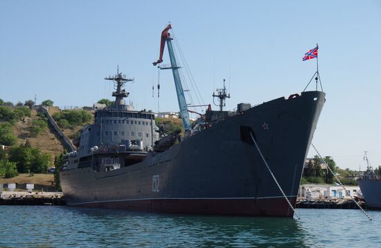 Russia's landing craft in Sevastopol