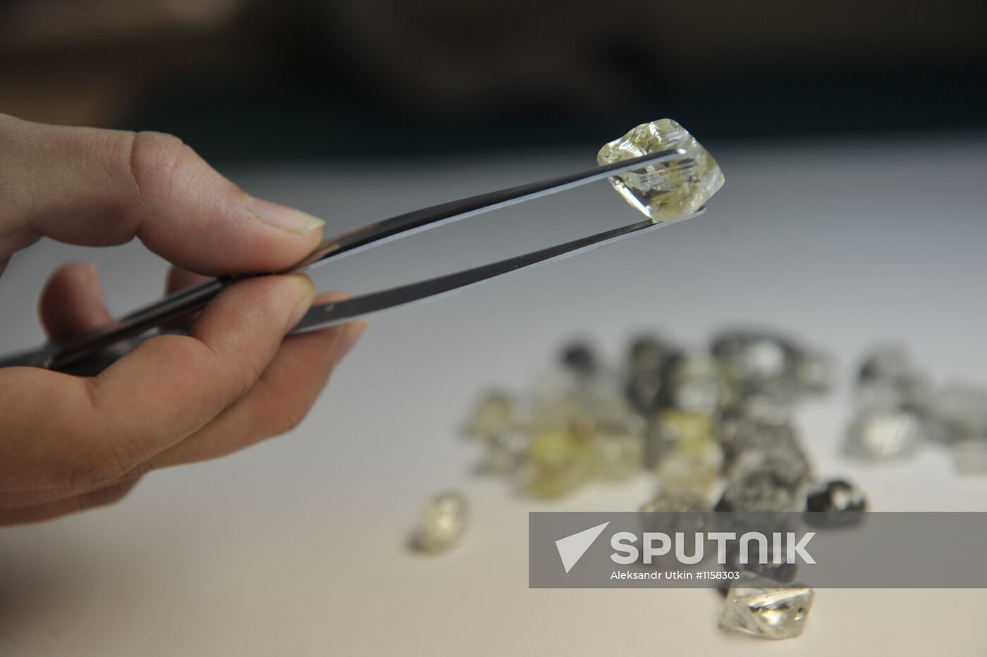 Work of ALROSA diamond mining corporation