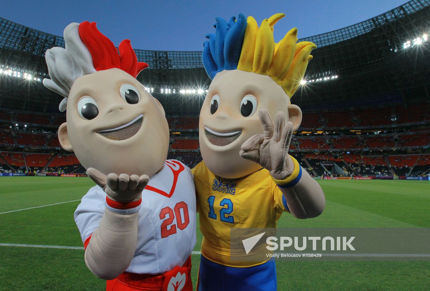 Football Euro 2012. England vs. Ukraine