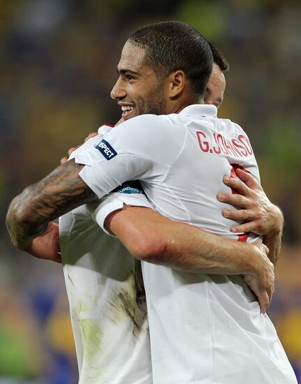 Football Euro 2012. England vs. Ukraine