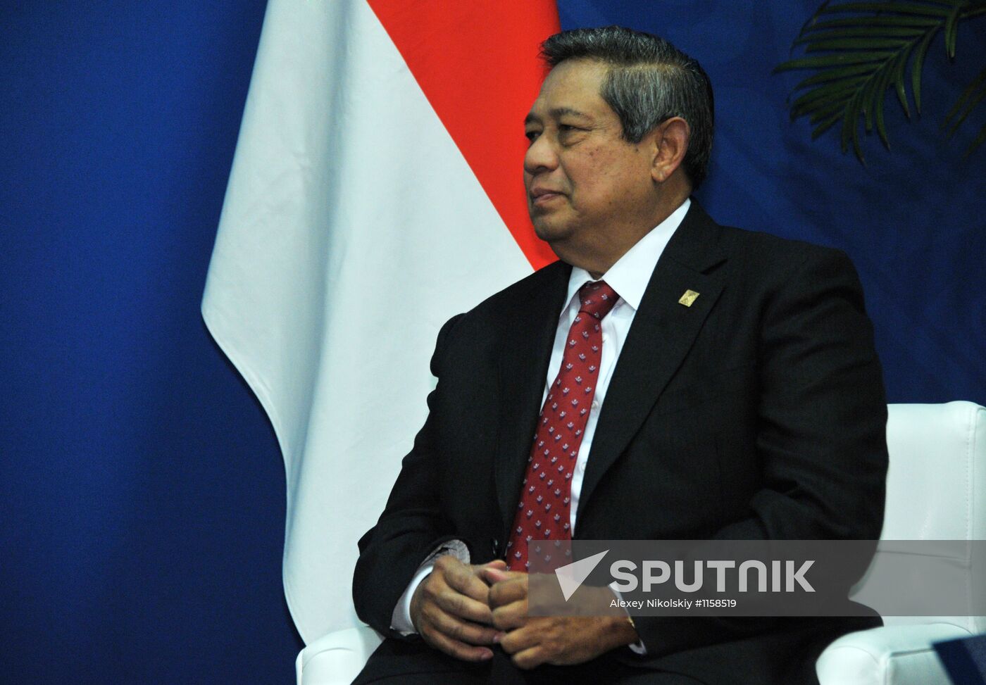 Vladimir Putin at the summit of the Big 20 in Los Cabos, Mexico