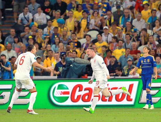 Football. Euro 2012. England vs. Ukraine