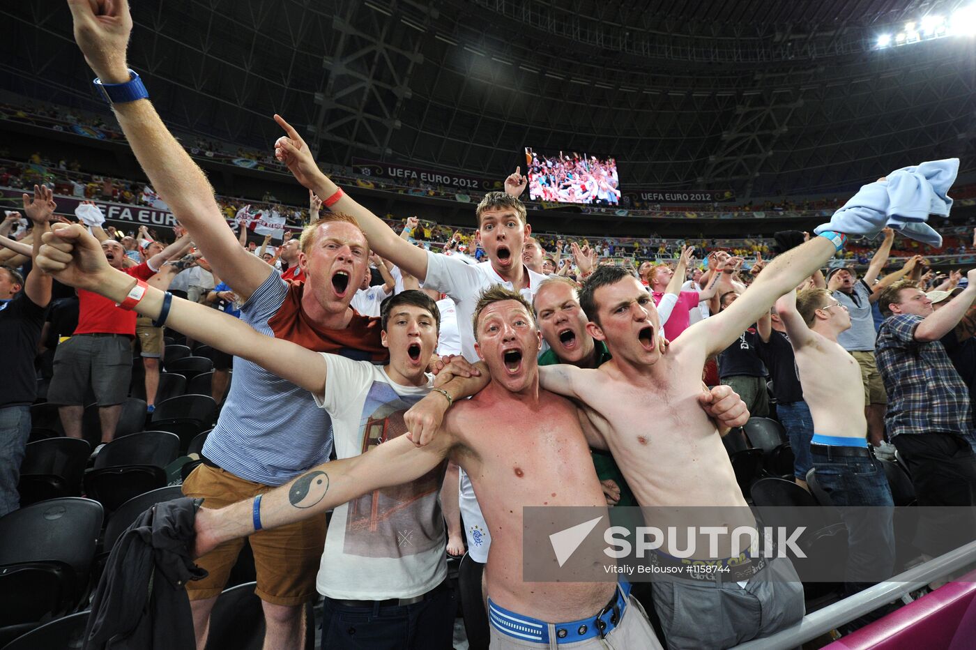 Football. Euro 2012. England vs. Ukraine