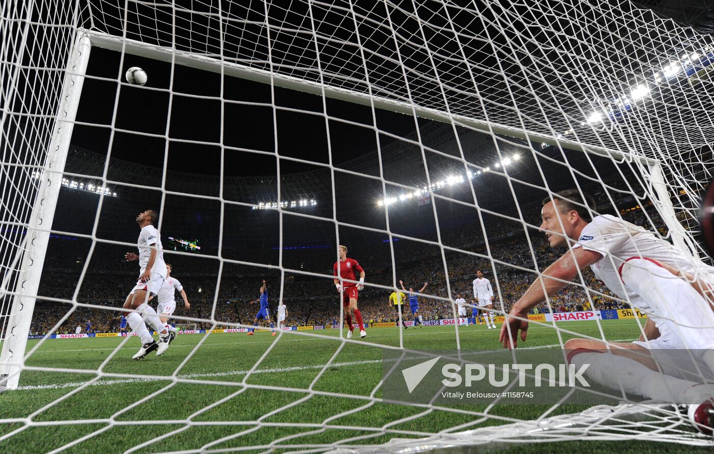 Football. Euro 2012. England vs. Ukraine