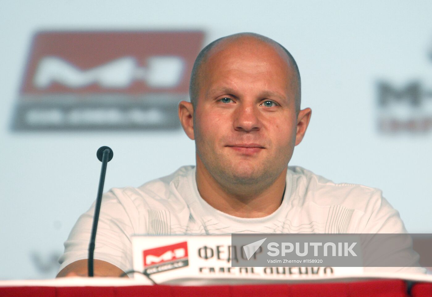 Official weigh-in of Fedor Emeliyanenko and Pedro Rizzo