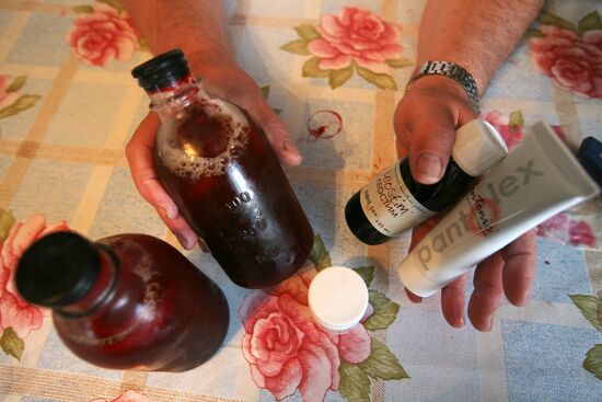 Red deer farm in Republic of Altai