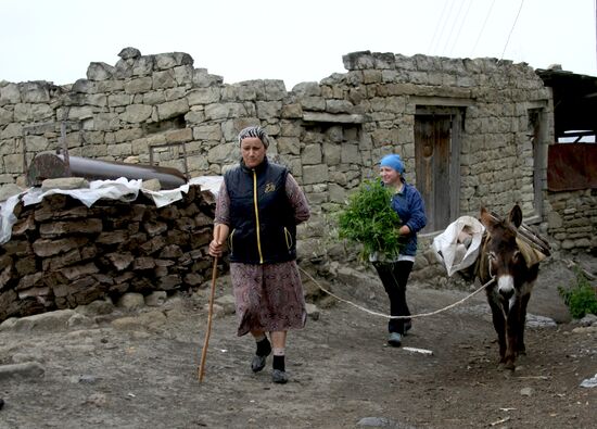 Life of villagers in Gunib District, Dagestan