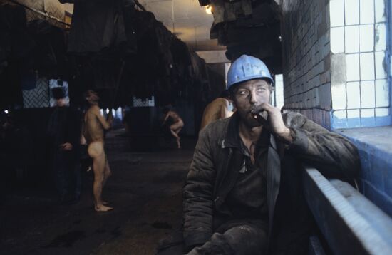 Mine workers of Prokopievsk