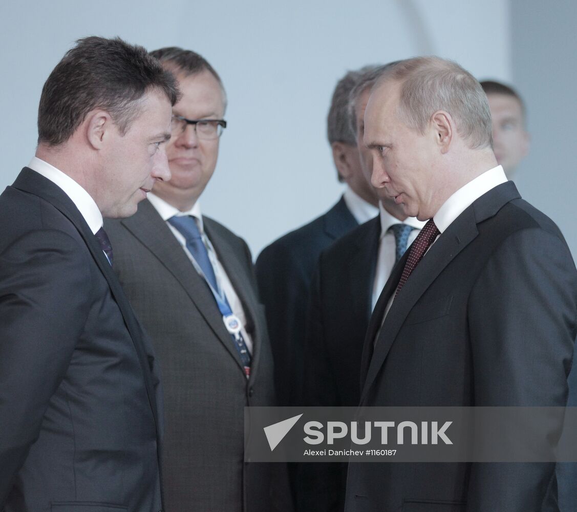 President Putin addresses SPIEF 2012