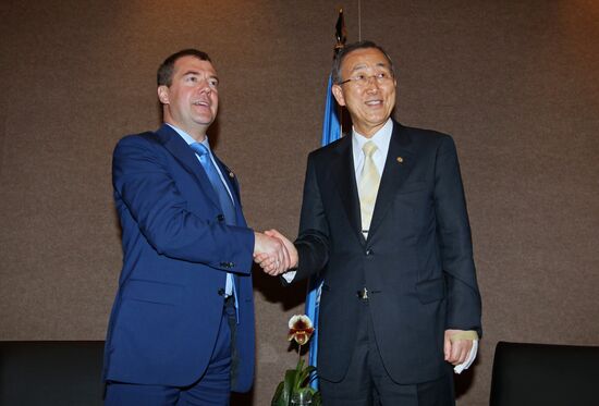 Dmitry Medvedev takes part in UN Conference in Brazil