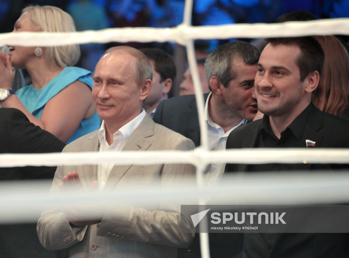 V. Putin attends mixed martial arts tournament in St. Petersburg