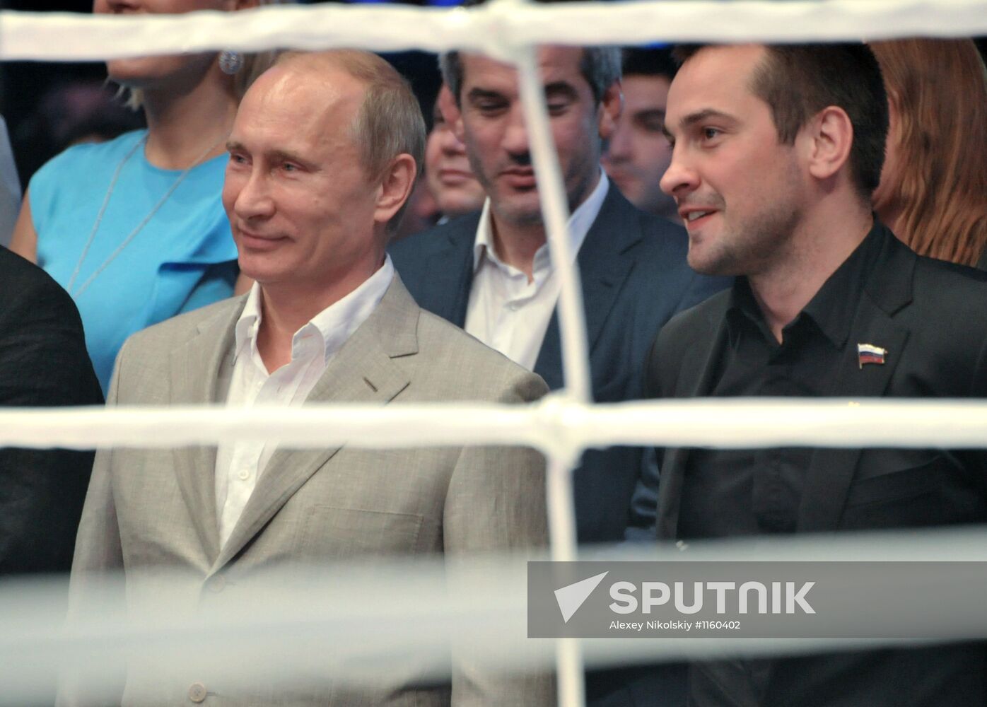 V. Putin attends mixed martial arts tournament in St. Petersburg