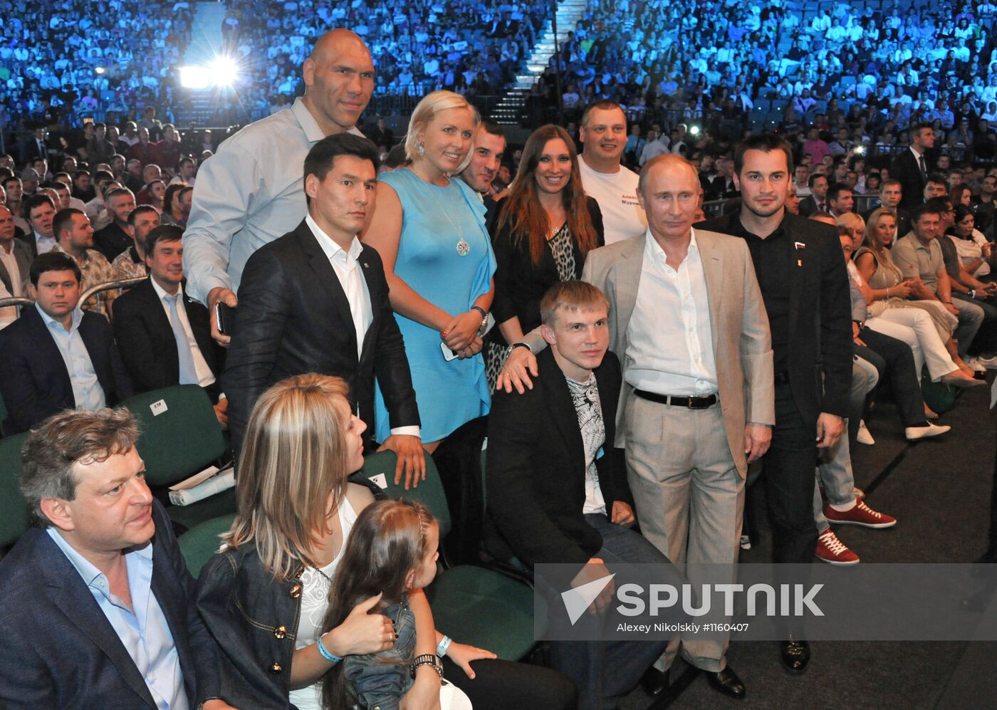 V. Putin attends mixed martial arts tournament in St. Petersburg