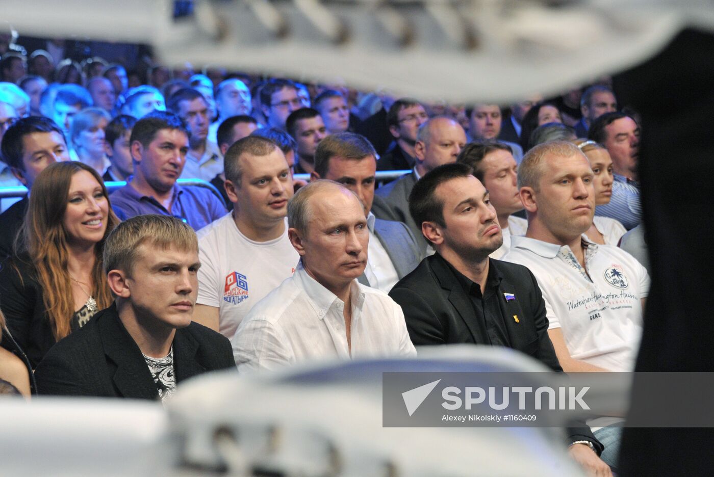 V. Putin attends mixed martial arts tournament in St. Petersburg