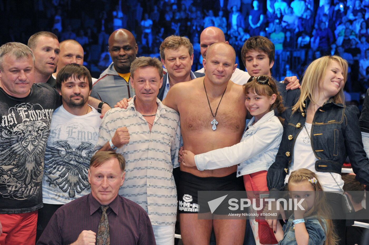 V. Putin visits mixed martial arts tournament in St. Petersburg