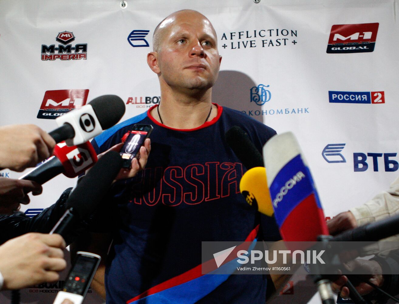Mixed Martial Arts. Fedor Emelianenko vs. Pedro Rizzo