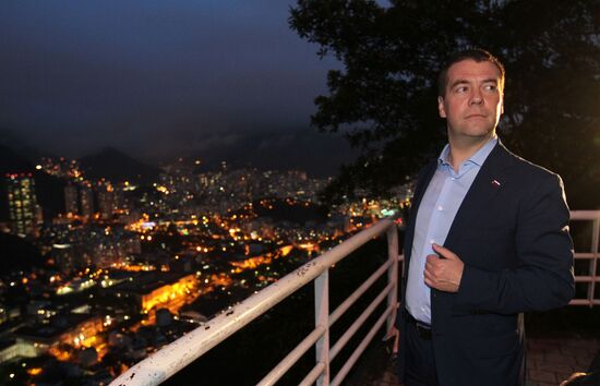 D. Medvedev takes part in UN Conference in Brazil