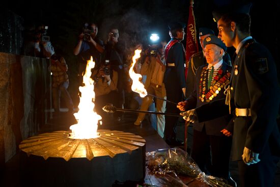 "Memory Candle" vigil in Tomsk