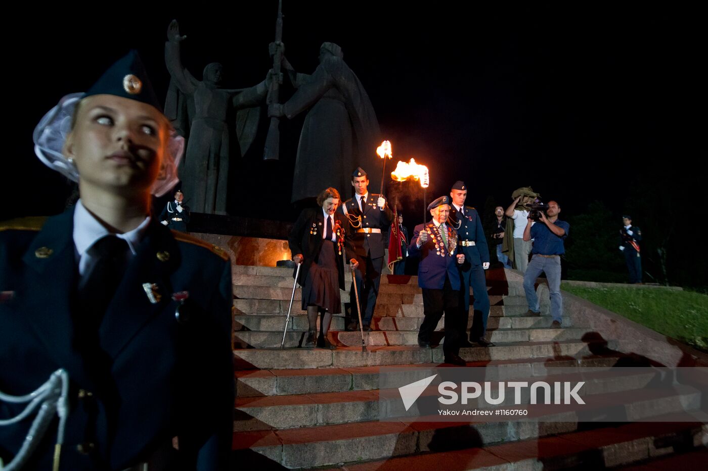 "Memory Candle" vigil in Tomsk