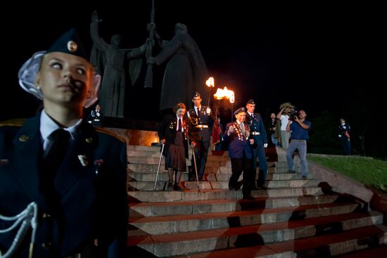 "Memory Candle" vigil in Tomsk