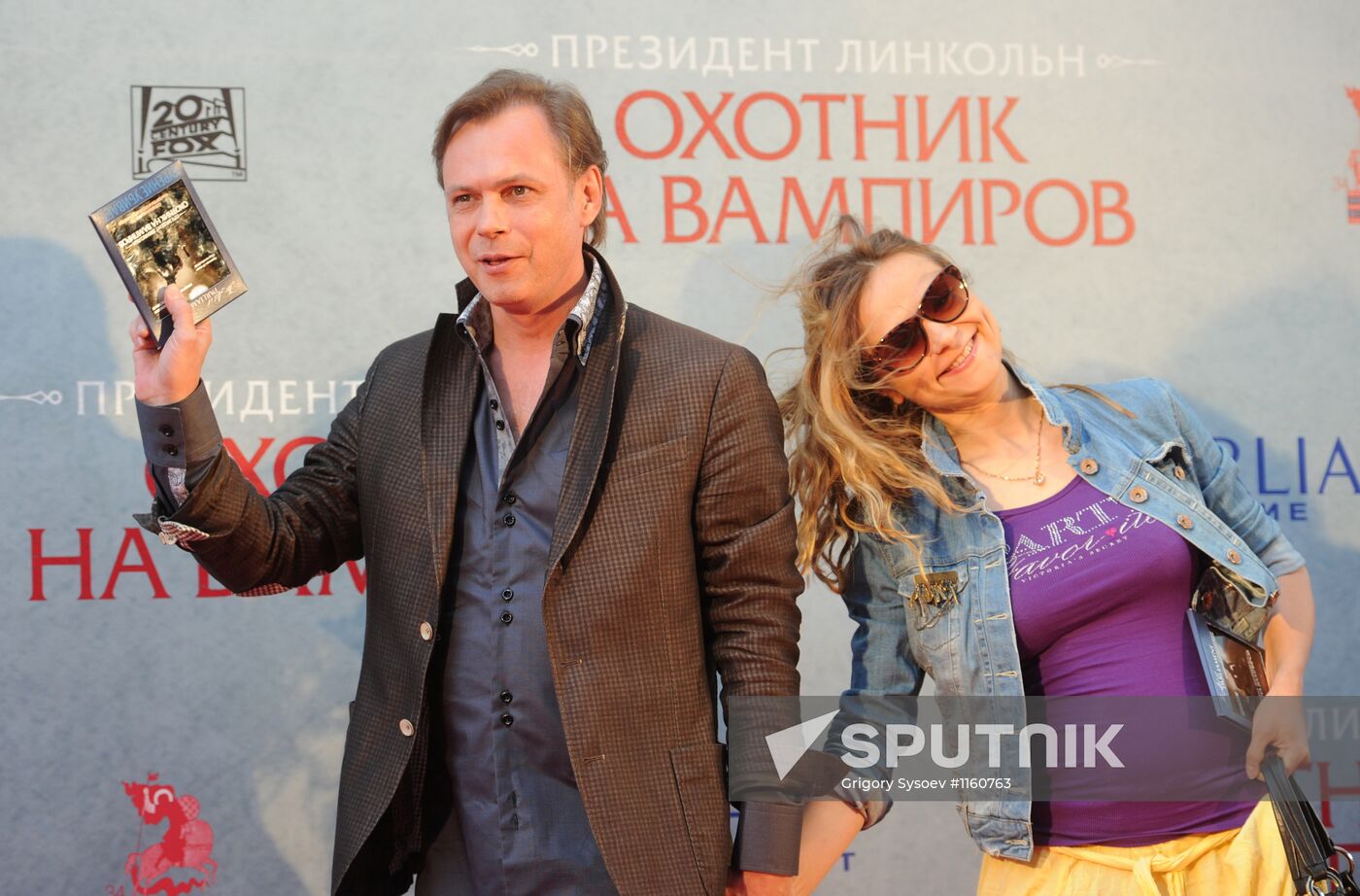 Abraham Lincoln: Vampire Hunter premiere in Moscow