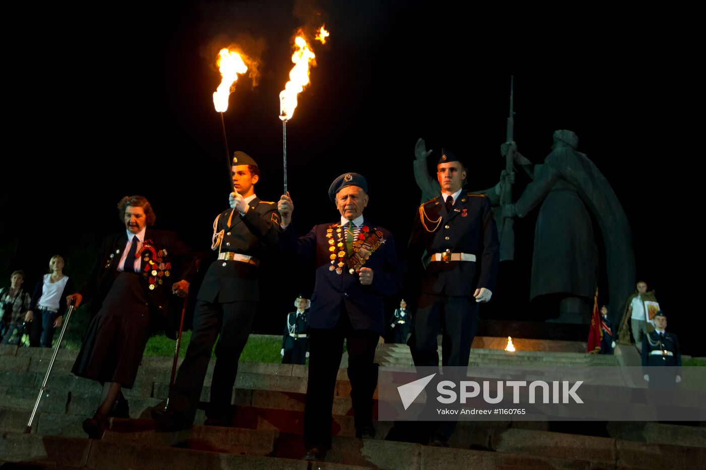 "Memory Candle" vigil in Tomsk