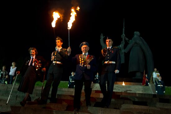 "Memory Candle" vigil in Tomsk