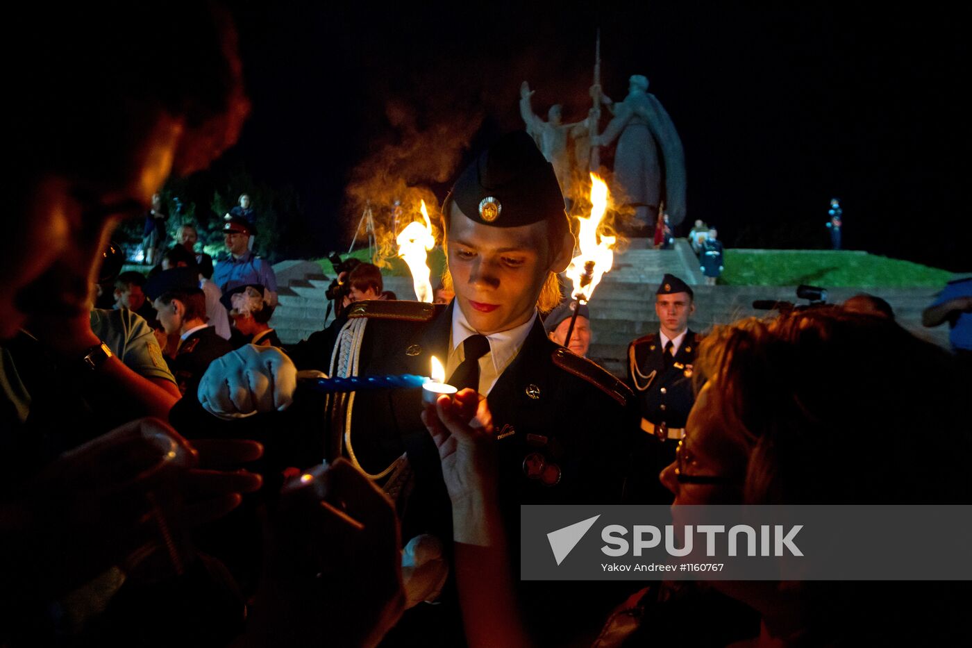 "Memory Candle" vigil in Tomsk