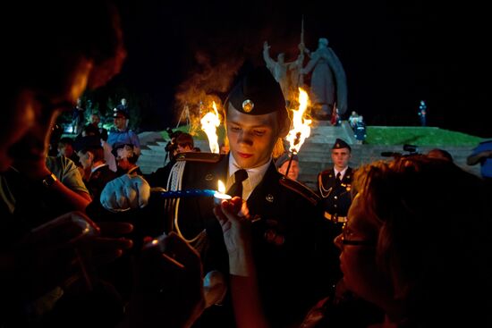 "Memory Candle" vigil in Tomsk