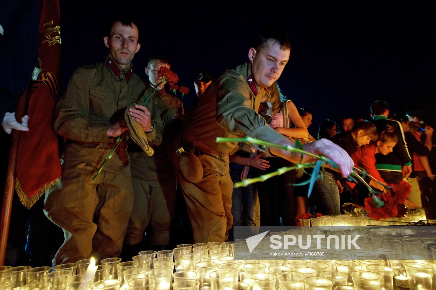 "Memory Candle" vigil in Tomsk