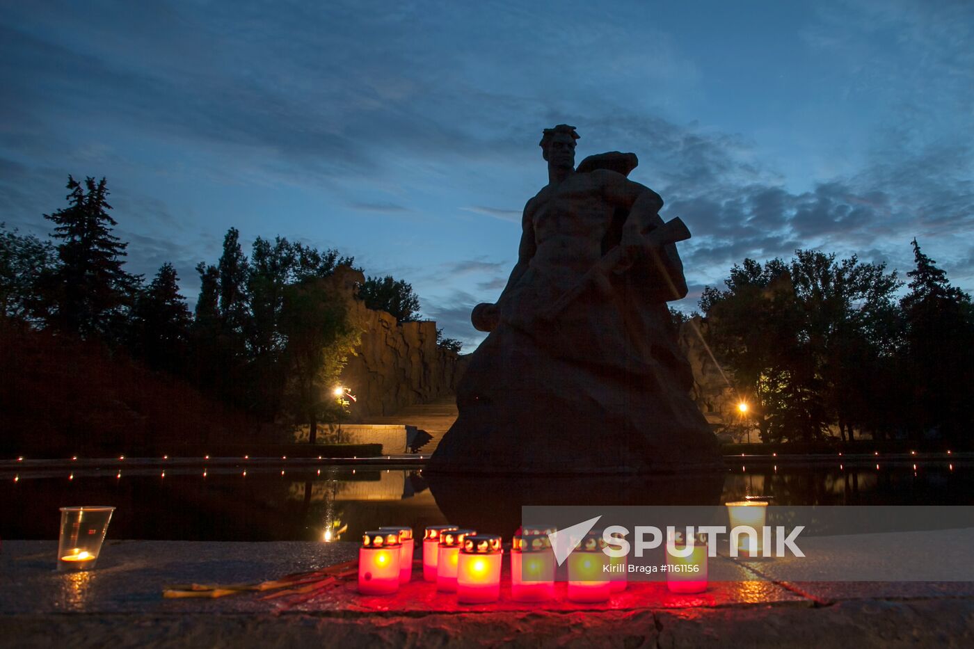 Day of Memory and Mourning vigil in Volgograd