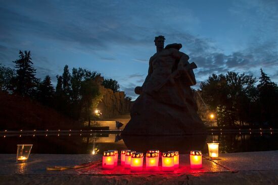 Day of Memory and Mourning vigil in Volgograd