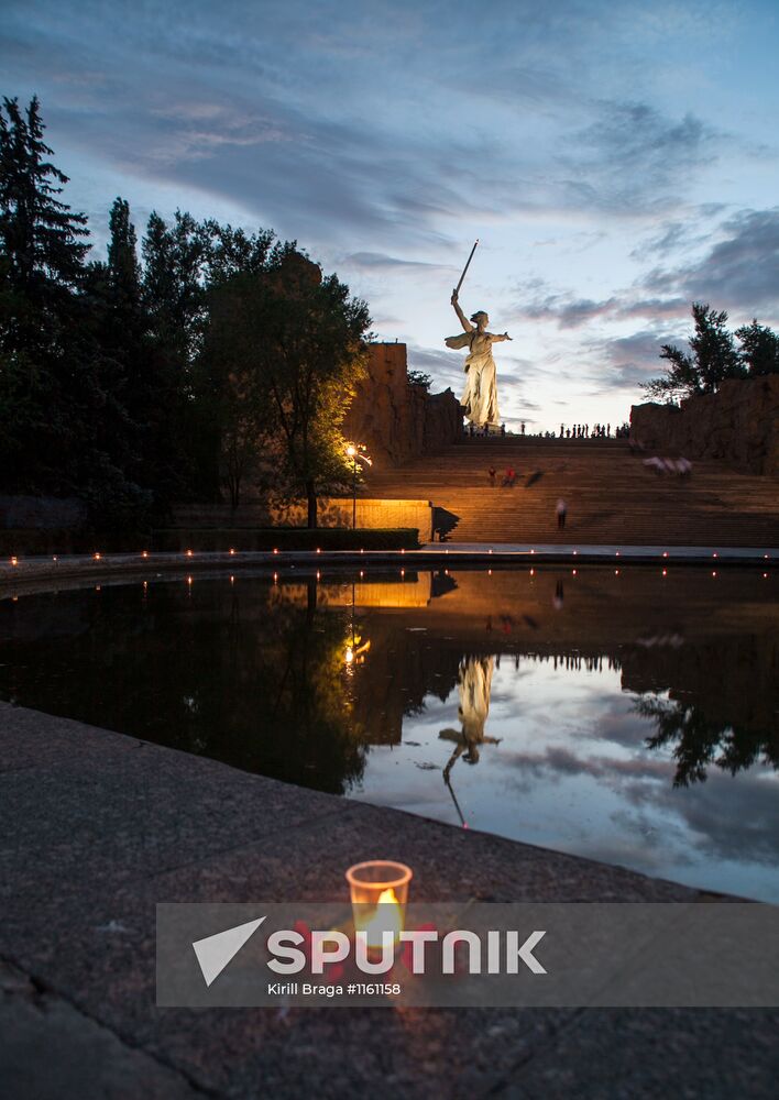 Day of Memory and Mourning vigil in Volgograd