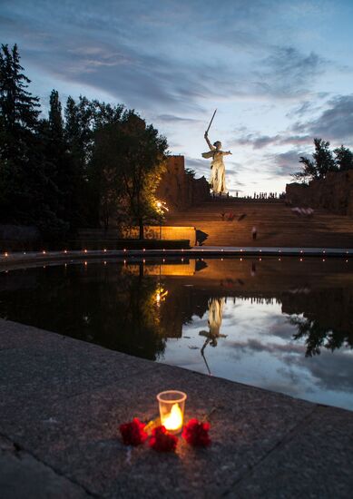 Day of Memory and Mourning vigil in Volgograd