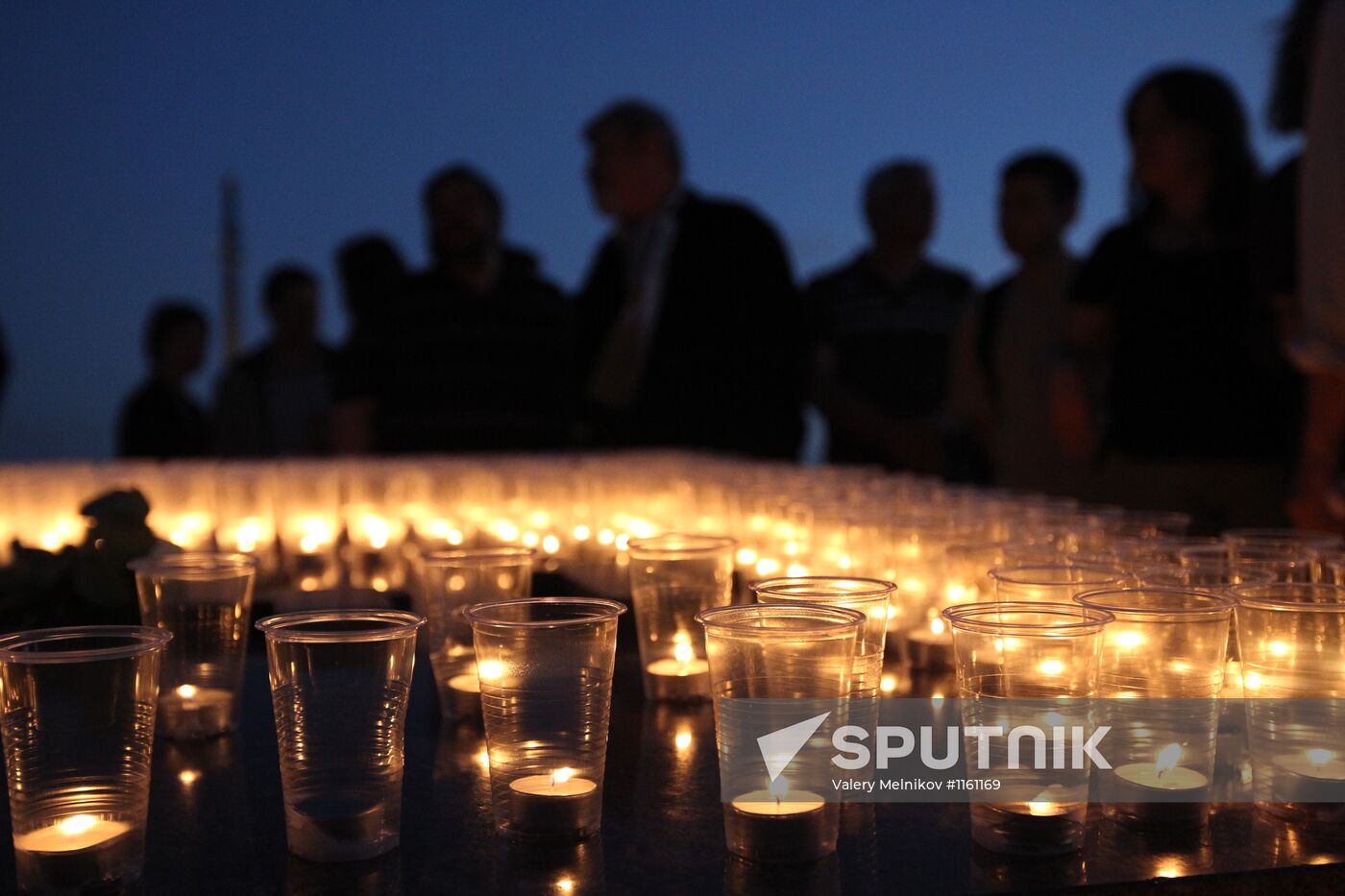 Day of Memory and Mourning vigil in Moscow