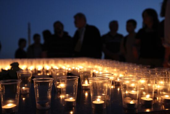 Day of Memory and Mourning vigil in Moscow