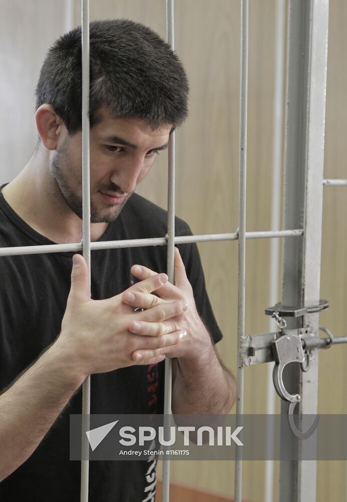 Court hearing of athelete Rasul Mirzayev's case