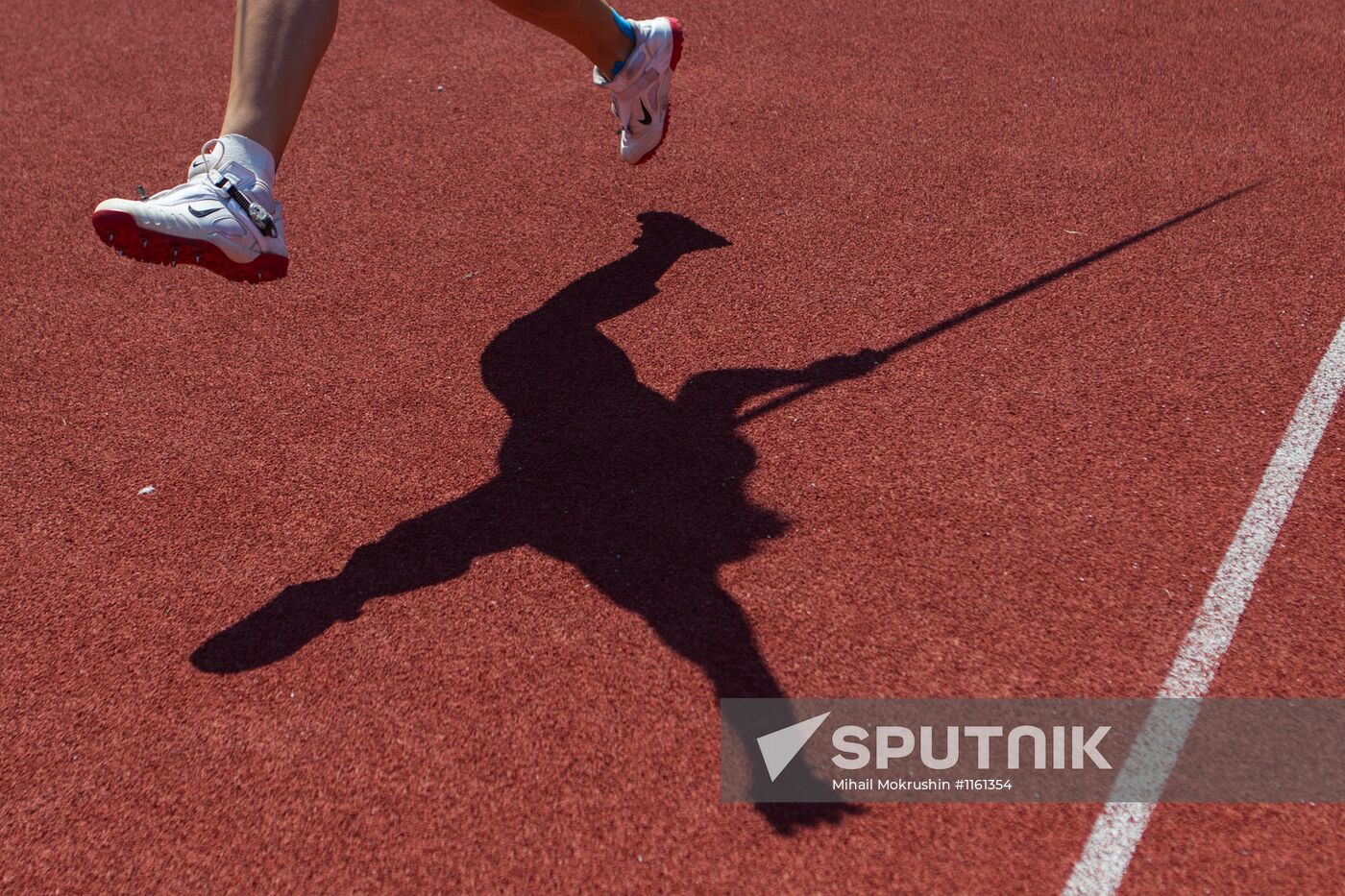 Track and field athlete Maria Abakumova's training