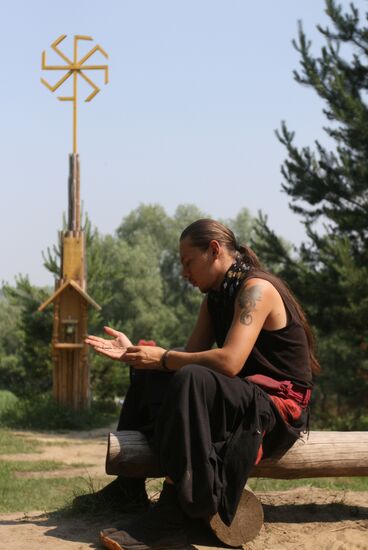 Life in village of Okunevo, Omsk Region