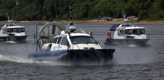 Unit of border patrol ships in Amur Region