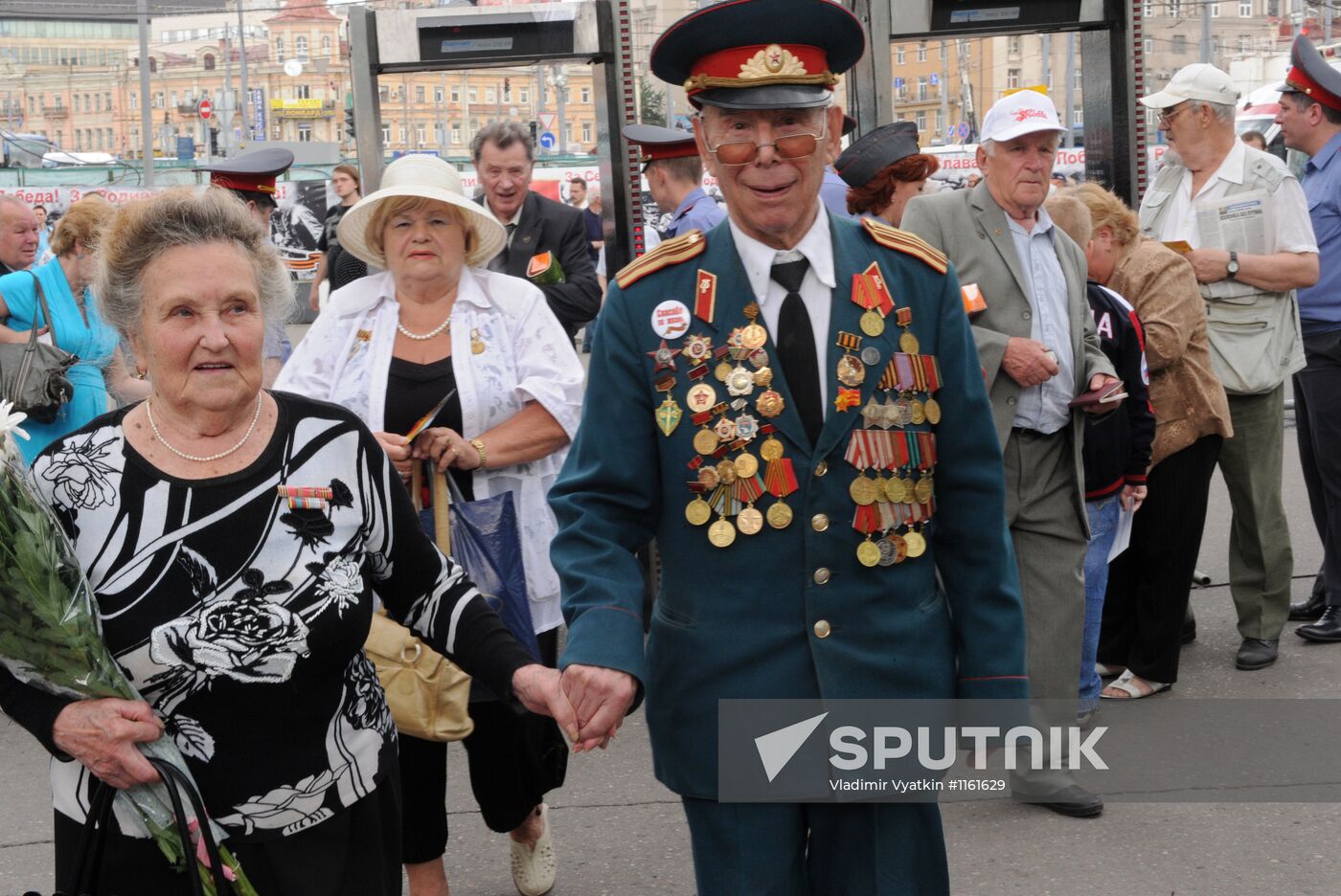 Rally "Moscow. Belarussky railway station. June 22, 1941"