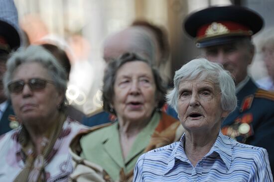 Rally "Moscow. Belarussky railway station. June 22, 1941"