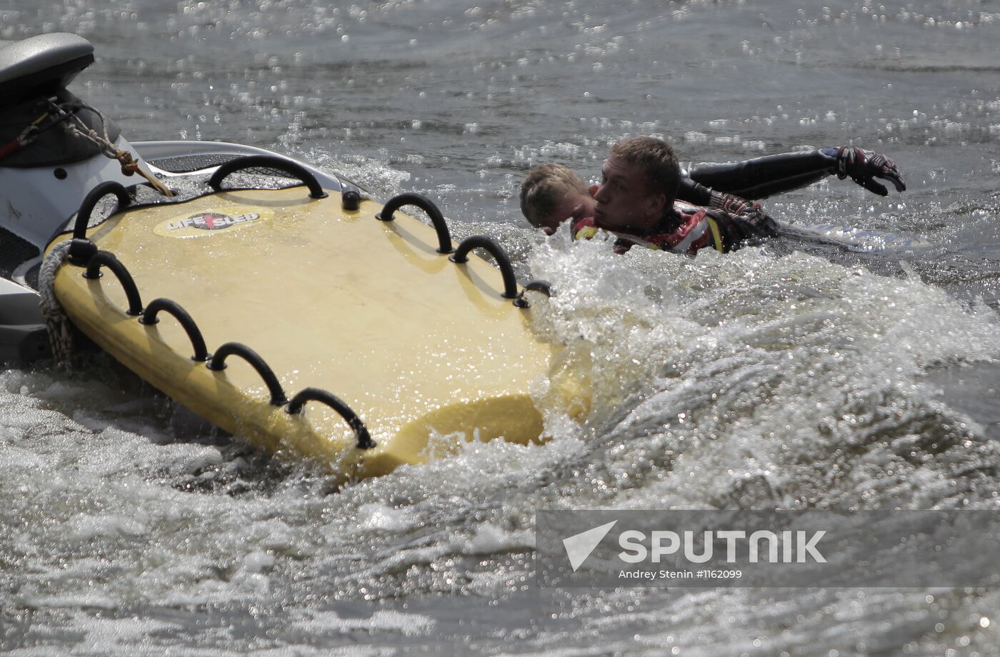 Water rescue training