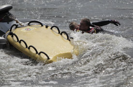 Water rescue training