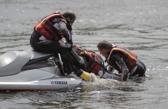 Water rescue training